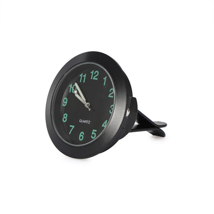 Car Air Vent Clip Clock Luminous Dashboard Clock