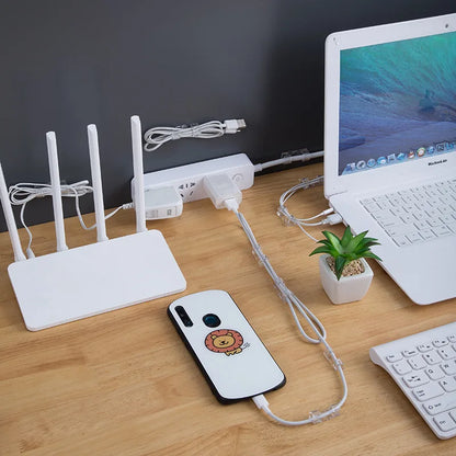 Cable Organizer Clips Cable Management Desktop & Workstation ABS Wire