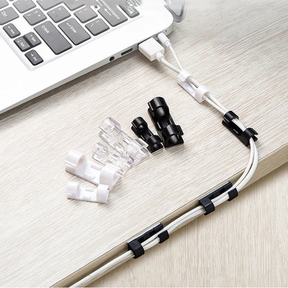 Cable Organizer Clips Cable Management Desktop & Workstation ABS Wire