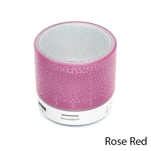 Bluetooth Mini Speaker Wireless Speaker Colorful LED TF Card USB