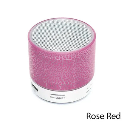 Bluetooth Mini Speaker Wireless Speaker Colorful LED TF Card USB