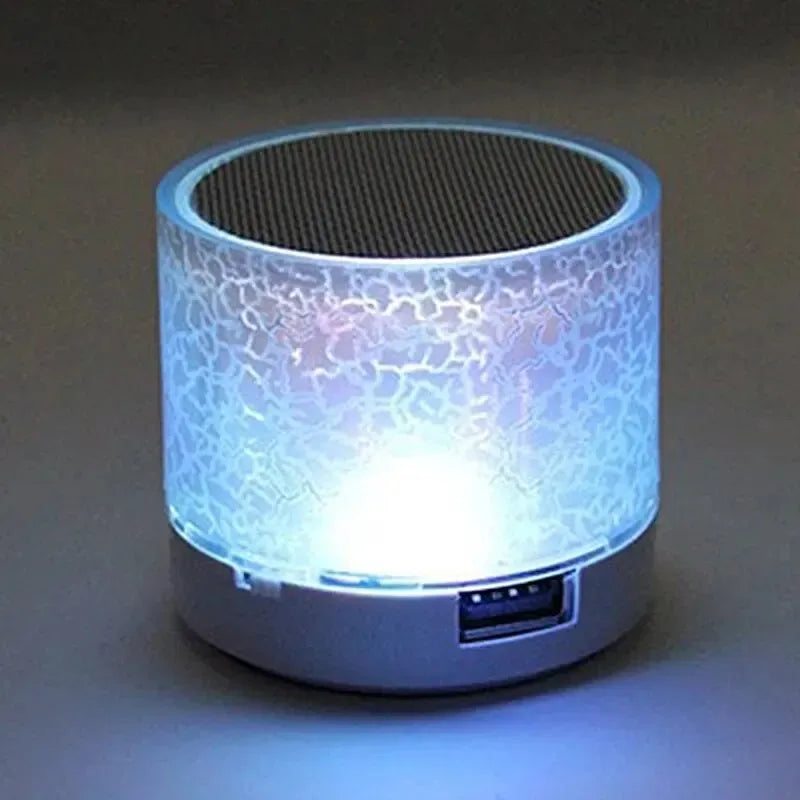 Bluetooth Mini Speaker Wireless Speaker Colorful LED TF Card USB