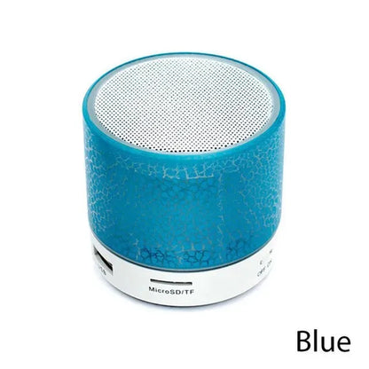 Bluetooth Mini Speaker Wireless Speaker Colorful LED TF Card USB