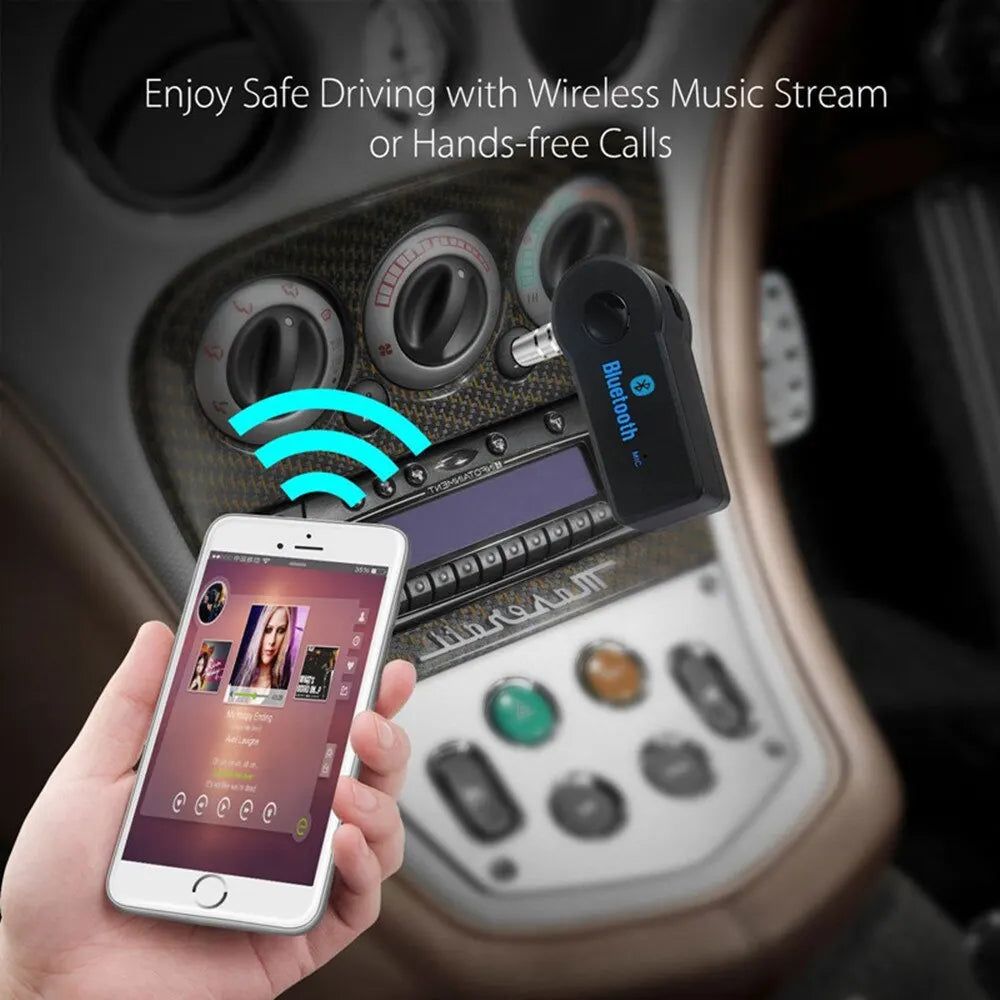 Aux Car Bluetooth 5.0 Receiver 3.5mm 3.5 AUX Jack Stereo Music Audio